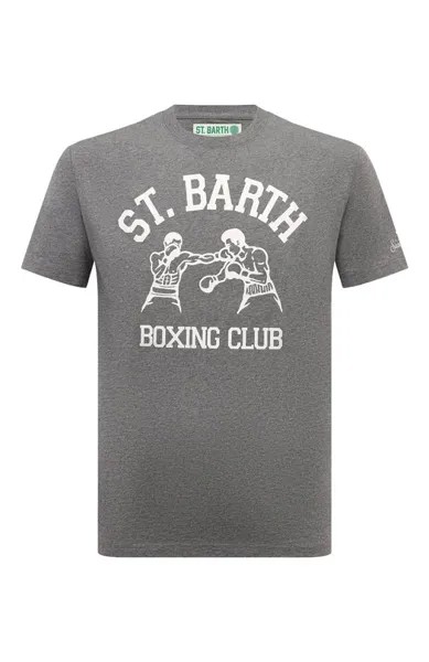 Хлопковая футболка MC2 Saint Barth