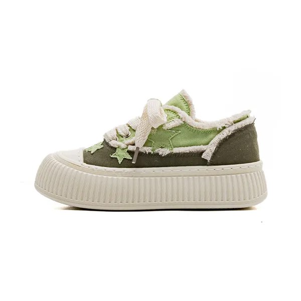 Кроссовки RENBEN Skateboarding Shoes Women's Low-top, синий