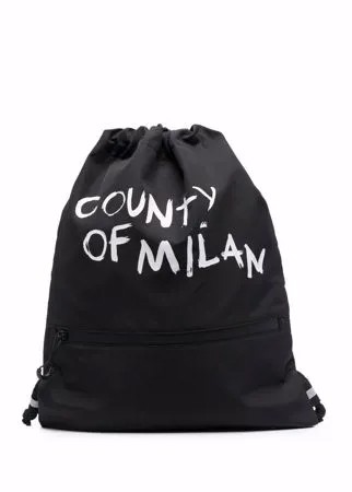 Marcelo Burlon County of Milan рюкзак с кулиской и логотипом