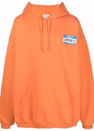 VETEMENTS худи с графичным принтом