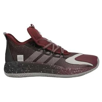 Adidas Sm Pro Boost Low Ncaa Basketball Мужские бордовые кроссовки Спортивная обувь F