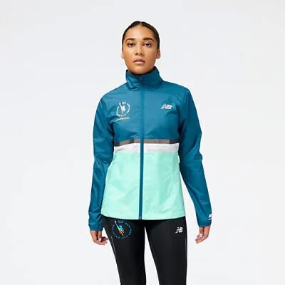 Женская куртка New Balance NYC Marathon Finisher Green Size 2XL