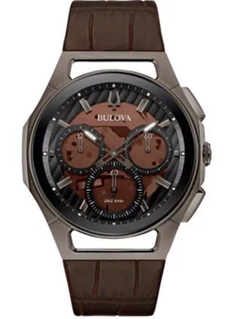 Японские наручные  мужские часы Bulova 98A231. Коллекция CURV