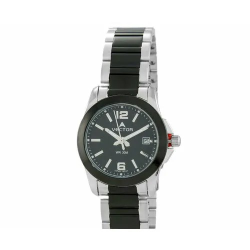 Наручные часы VECTOR Часы VECTOR VC9-0014235 черный, черный, серебряный