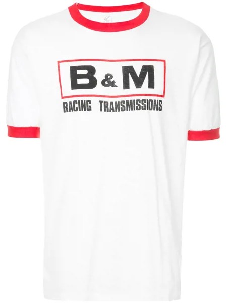 Fake Alpha Vintage футболка с принтом B&M Racing Transmissions