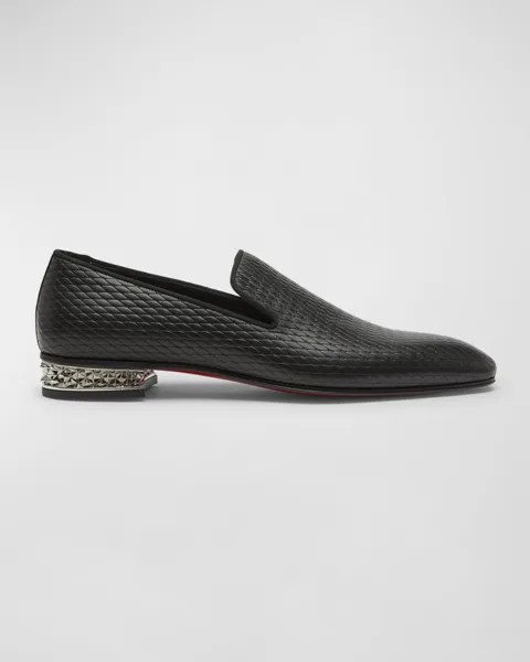 Мужские кожаные лоферы на шпильках Dandyrocks Christian Louboutin