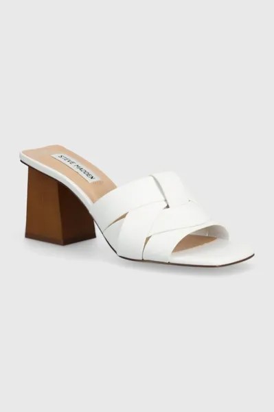Кожаные тапочки Амстердам Steve Madden, белый