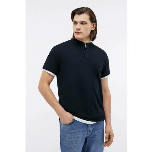Поло Baon B7024015, размер 46, black