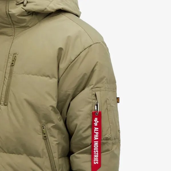 Пуховик Alpha Industries, зеленый