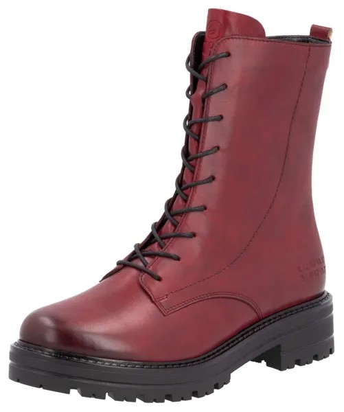 Ботинки REMONTE Lace-Up Ankle Boots, темно-красный