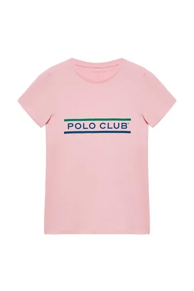 Футболка Polo Club, розовый