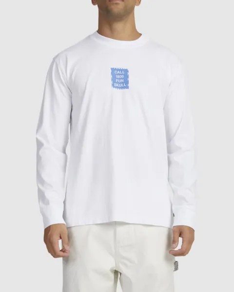 Лонгслив RVCA Call Rvca Ls Tee White