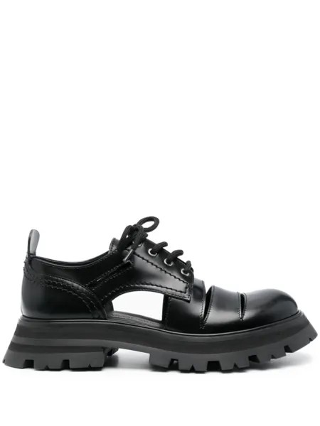 Alexander McQueen туфли оксфорды, черный