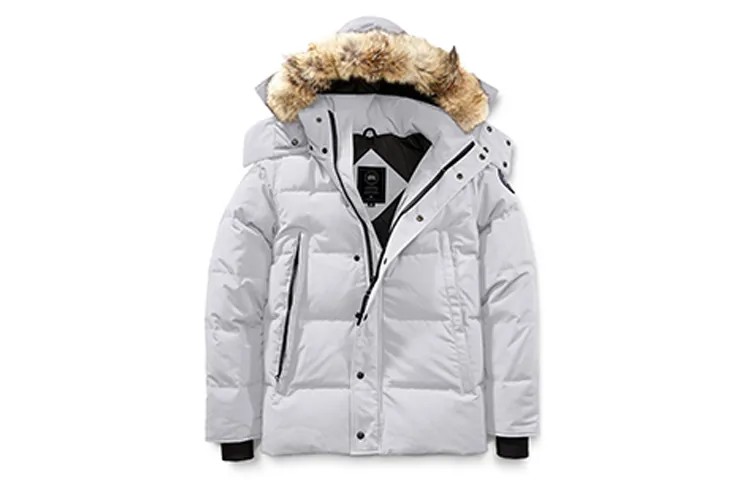Мужской пуховик Canada Goose, цвет silver birch color