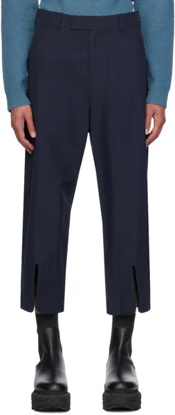 Темно-синие брюки с вентилируемыми манжетами Craig Green