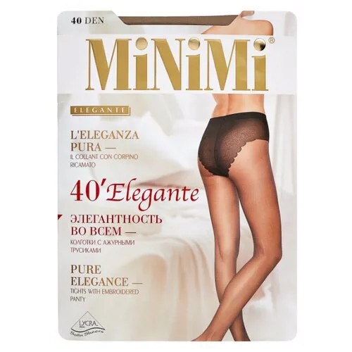Колготки MiNiMi Elegante 40 den, размер 2-S/M, caramello (бежевый)