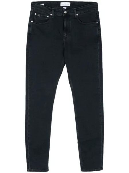 Calvin Klein Jeans зауженные джинсы средней посадки, синий