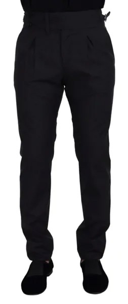 Брюки DOLCE - GABBANA Темно-серые однотонные мужские деловые брюки IT48/W34/M Рекомендуемая розничная цена 1280 долларов США