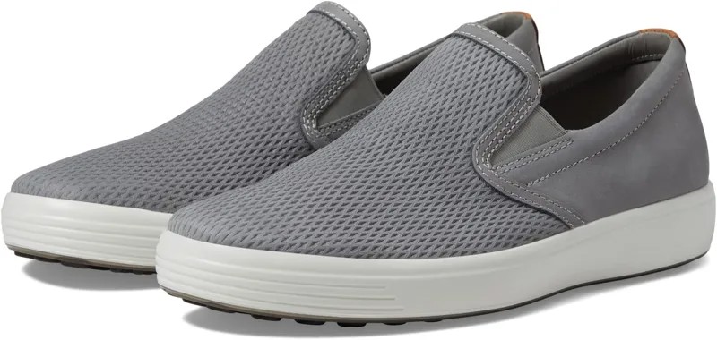 Кроссовки Soft 7 Slip-On 2.0 Perforated ECCO, цвет Wild Dove/Lion