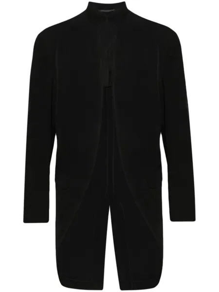Yohji Yamamoto пальто асимметричного кроя, черный