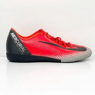 Nike Boys Mercurial VaporX 12 Academy AJ3099-600 Красные футбольные бутсы Размер 2Y