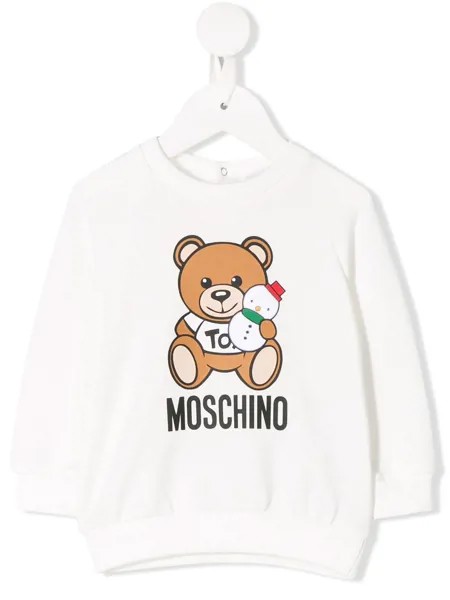 Moschino Kids толстовка с логотипом