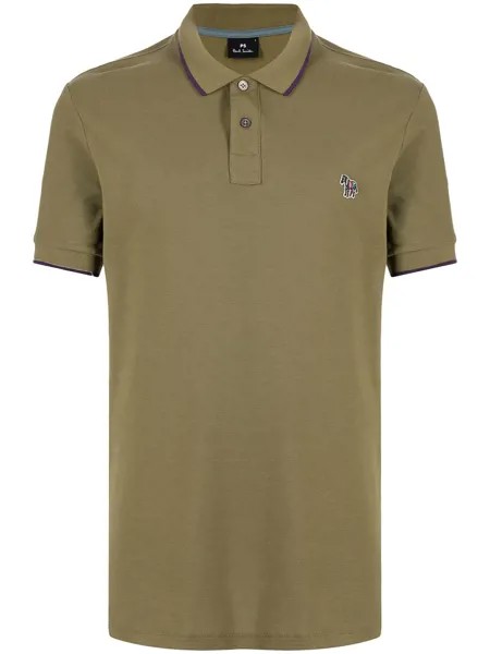 PS Paul Smith рубашка поло с короткими рукавами и нашивкой-логотипом