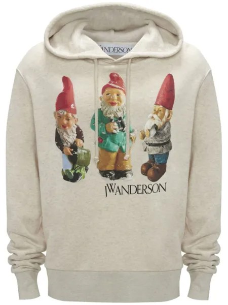 JW Anderson худи Gnome Trio, нейтральный цвет