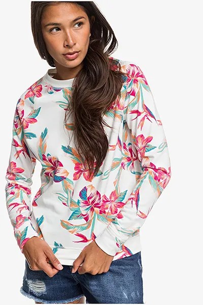 Свитшот женский Roxy Night Is Young ERJFT04177 желтый S