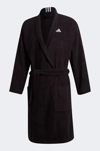 Банный халат Adidas, черный
