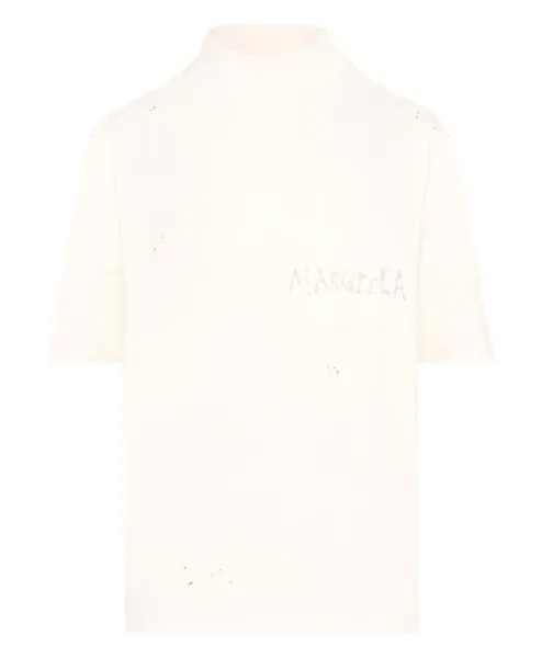 Футболка Maison Margiela, бежевый