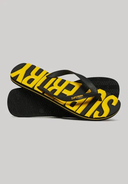 Шлепанцы Superdry, черный