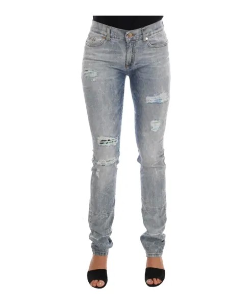 Узкие джинсы Versace Jeans Couture, серый