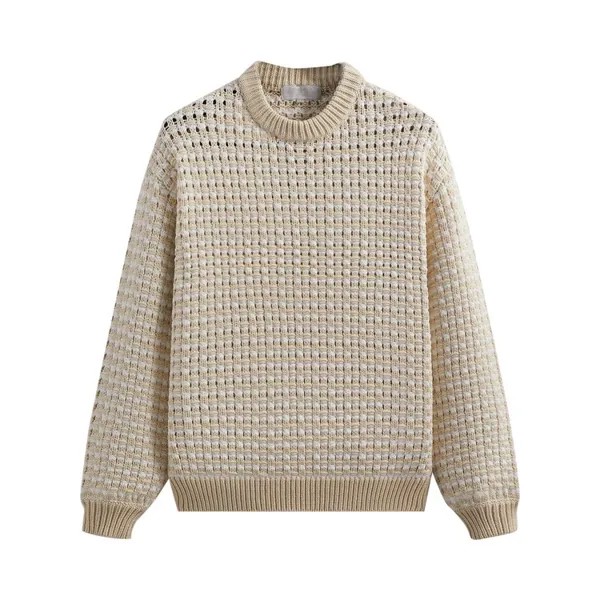 Толстовка Kith Skip Stitch Saratoga Crewneck, кремовый