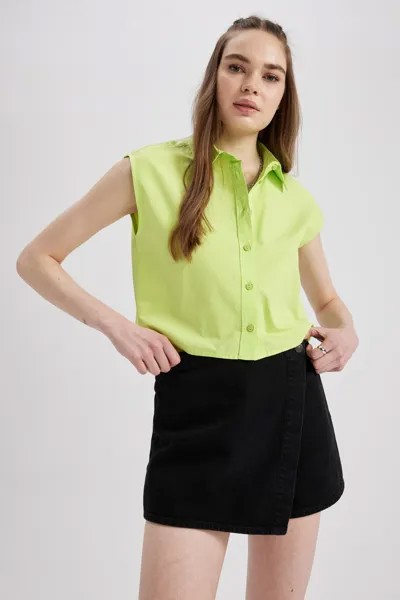 Блуза DeFacto nshirt RELAX FIT, светло-зеленый