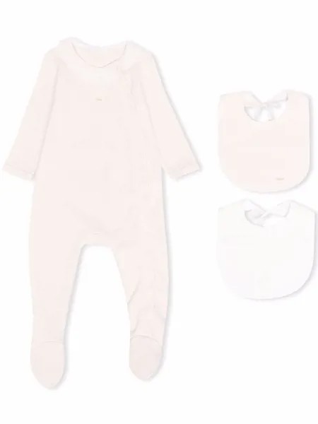 Chloé Kids комплект из пижамы и нагрудника