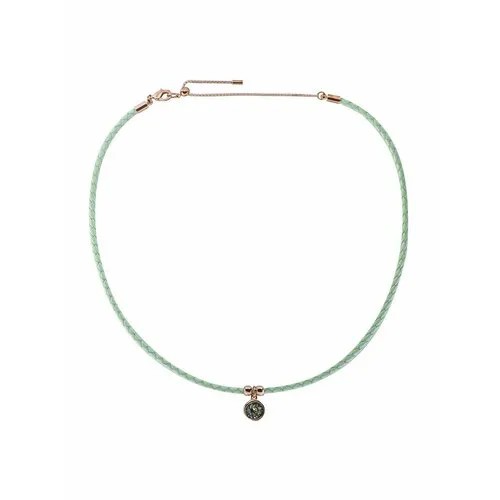 Чокер Fiore Luna, кристаллы Swarovski, кристалл, зеленый, желтый