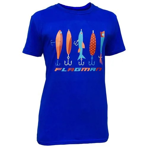 Футболка синяя FLAGMAN XL