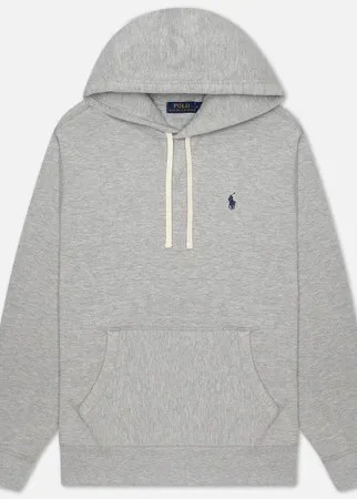 Мужская толстовка Polo Ralph Lauren Embroidered Pony Fleece Hoodie, цвет серый, размер S