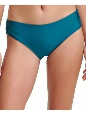 CALVIN KLEIN Женский хипстерский купальник бирюзового цвета на эластичной подкладке с защитой от ультрафиолета, низ XS