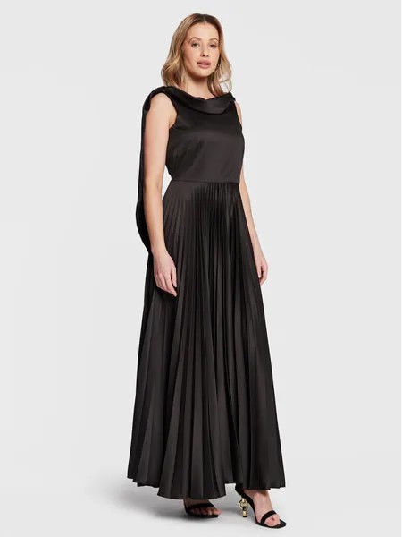 Вечернее платье стандартного кроя Closet London, черный