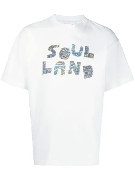 Soulland футболка с логотипом, белый