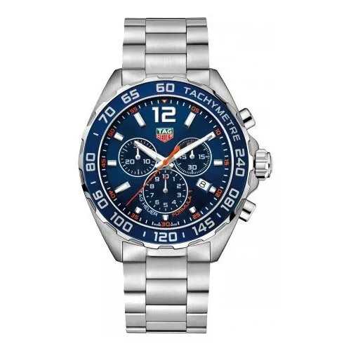 Наручные часы TAG Heuer CAZ1014.BA0842, серебряный, оранжевый