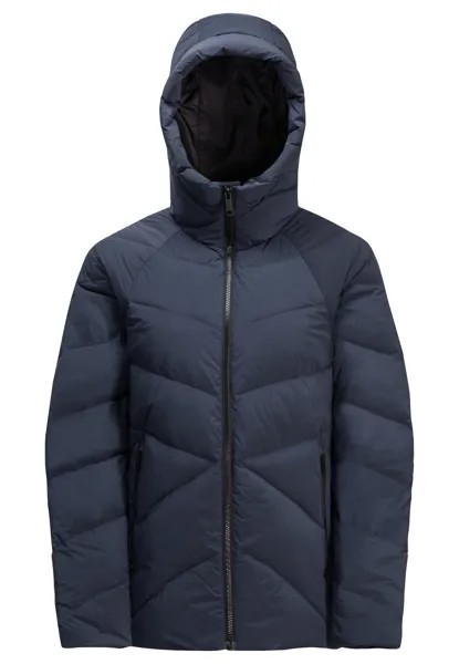 Пуховик MARIENPLATZ Jack Wolfskin, темно-синий деним