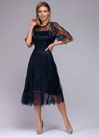 Вечернее платье женское 1001dress 0122001-02326BB синее 44