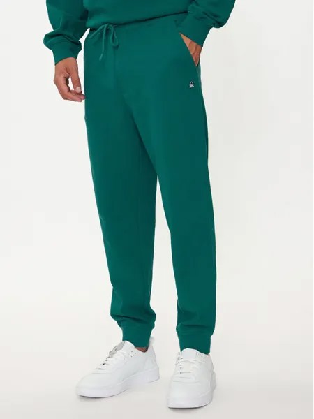 Спортивные брюки стандартного кроя United Colors Of Benetton, зеленый