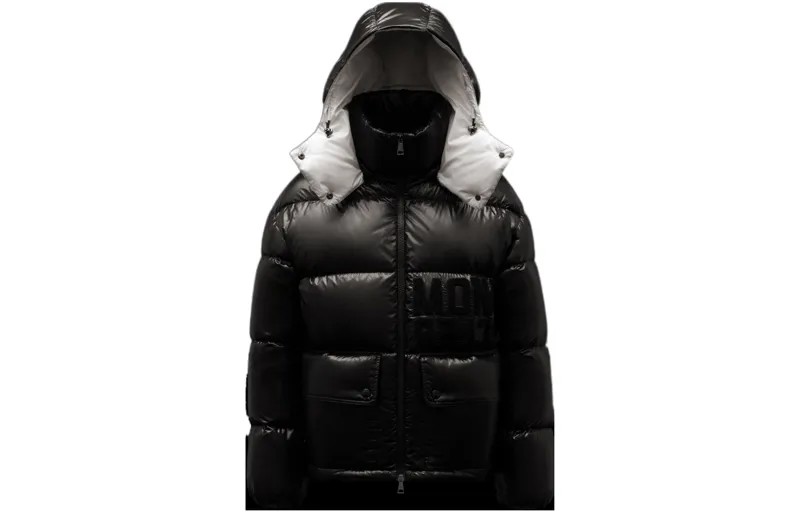 Moncler Женский пуховик, черный