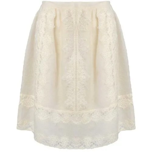 Юбка Alberta Ferretti, мини, размер 40, белый