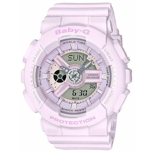 Наручные часы CASIO Baby-G BA-110-4A2, розовый, фиолетовый