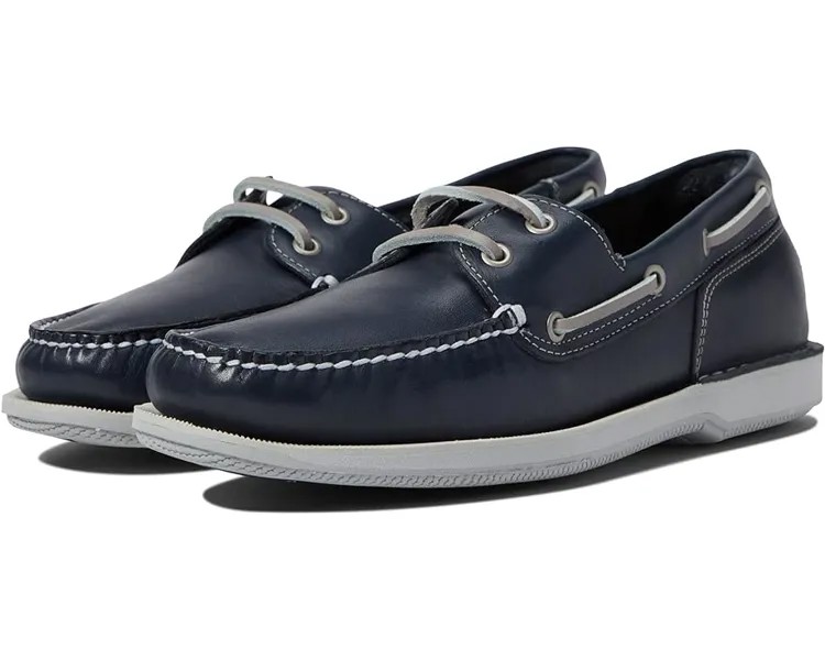 Топсайдеры Rockport Ports of Call Perth, цвет Navy Blue Leather